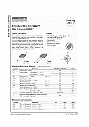 DataSheet FQB34N20 pdf